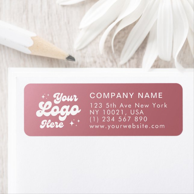 Elegante Rose Gold Logo Website Telefon (Insitu)
