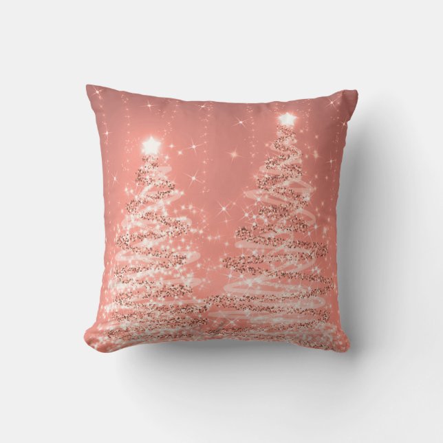 Elegante Rose Gold Party  Kissen (Vorderseite)