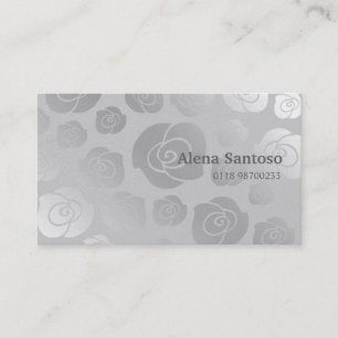 Elegante Rose Gold Visitenkarte