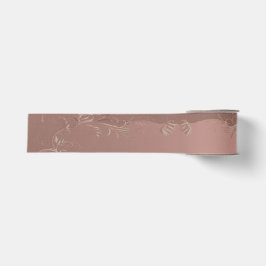 Elegante Rose Gold Wedding Ripsband