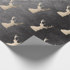 Elegante Rose-Goldmuster Geschenkpapier