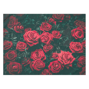 Elegante Rose im Blumenwerk Tablettenfilm Tischdecke
