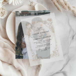 Elegante Rose Kalligrafie