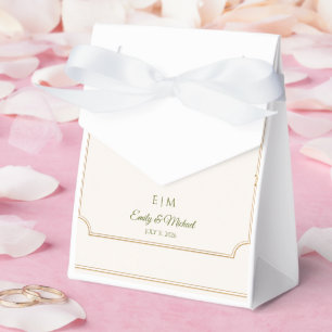 Elegante Rosé-Lavendel-Blumenhochzeit Geschenkschachtel
