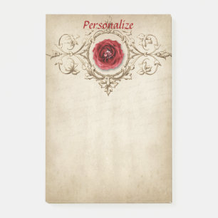 Elegante Rose Post-it Klebezettel