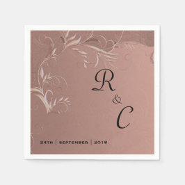 Elegante Rose Serviette