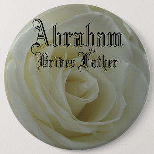 Elegante Rose Stilvolle Classy Brides Father Weddi Button