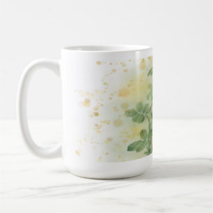 Elegante Rose Wasserfarbene Tasse