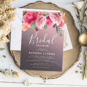 Elegante Roségold-Brautparty Einladung