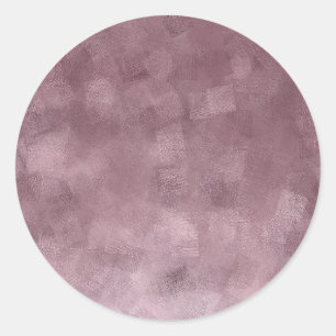 Elegante Roségold-Leer-Vorlage Fügen Sie Ihren Tex Runder Aufkleber