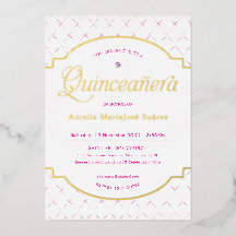 Elegante roségoldene Glitter-Quinceañera-Geburtsta