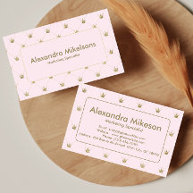 Elegante Roségoldkrone