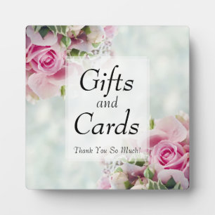 Elegante Rosen auf Aquamarinen Hochzeitsgeschenken Fotoplatte