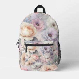 Elegante Rosenblüten Bedruckter Rucksack
