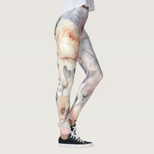 Elegante Rosenblüten Leggings