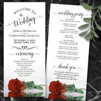 Elegante Rost Orange Rose Einfache romantische Hoc