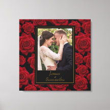 Elegante Rote Rose - Benutzerdefiniertes Foto