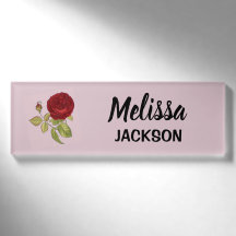 Elegante rote Rose Blume rosa