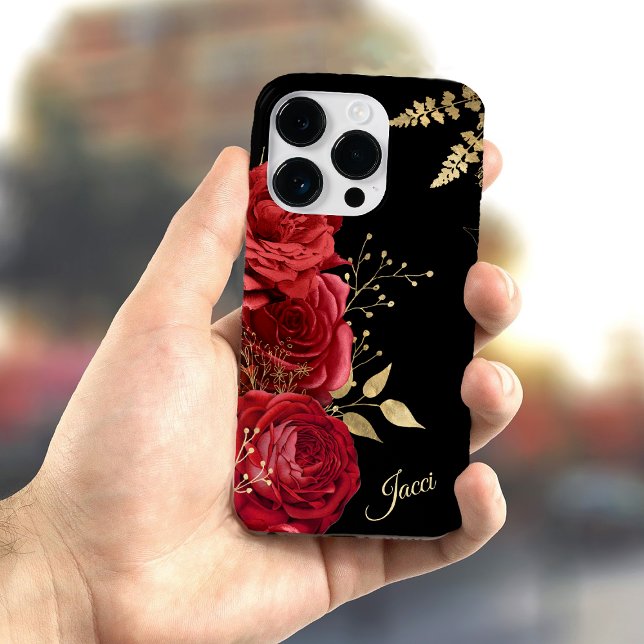 Elegante Rote Rose Case-Mate iPhone 14 Pro Hülle (Von Creator hochgeladen)