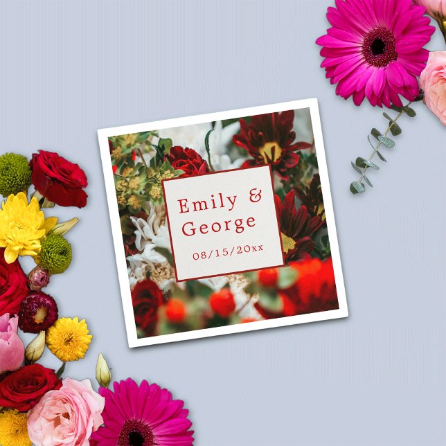 Elegante rote Rosen blühen Blume blumenreiche Hoch Serviette (Von Creator hochgeladen)