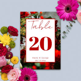 Elegante rote Rosen blühen Blume blumenreiche Hoch Tischnummer