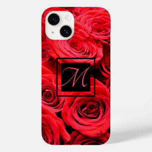 Elegante rote Rosen Rote Blume Rote Blüte Case-Mate iPhone 14 Hülle