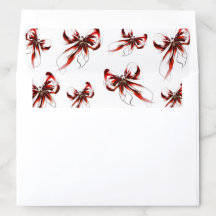 Elegante rote Schleife Coquette Brautparty