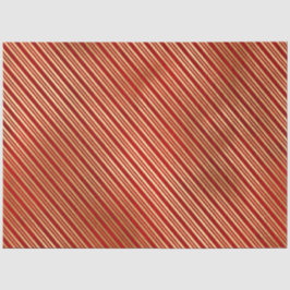 Elegante Rote Streifen Weihnachten Seidenpapier