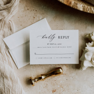 Elegante RSVP - Austin Karte