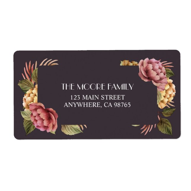 Elegante Rücksendeadresse (Vorne)