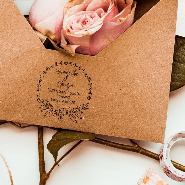 Elegante Rücksendeadresse Gummistempel (Von Creator hochgeladen)