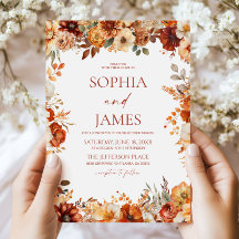 Elegante Rustikale Herbst-Hochzeit mit Blumen