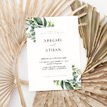 Elegante Rustikale Hochzeit Einladung<br><div class="desc">Elegante Rustikale Grüne Einladung zur Hochzeit</div>