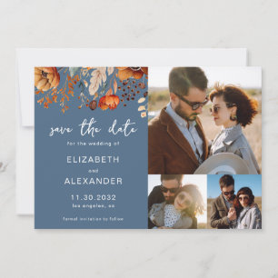 Elegante Rustikale Hochzeit im Herbst 3 Fotos Save The Date