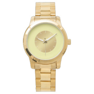 Elegante Rustikale Klassische Gold Teal Herren-Uhr Armbanduhr