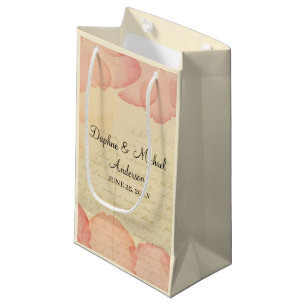 Elegante Rustikale Rosa Hochzeit Modern Schick Kleine Geschenktüte