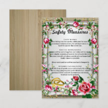 Elegante rustikale Rote Rosen Hochzeitschutzmaßnah