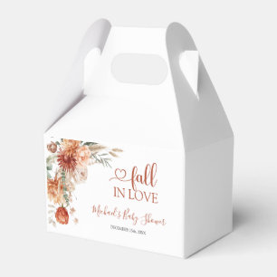 Elegante rustikale Wildblume sinkt in Liebe Baby D Geschenkschachtel