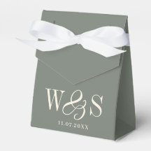Elegante Sagen-Hochzeitspaare Initialen