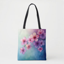 Elegante Sakura Blume Wasserfarbene Tasche" Tasche