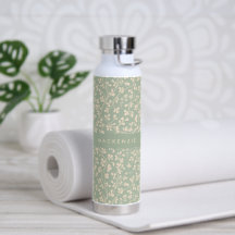 Elegante Salbeigrüne Botanische Personalisierte