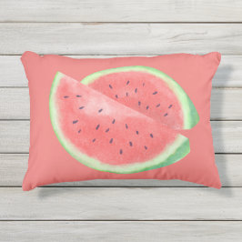 Elégante Saumon Watermelon Coussin extérieur Accen