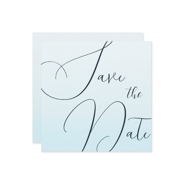 Elegante Save the Date anpassbare Vorlage (Vorderseite/Rückseite Beispiel)