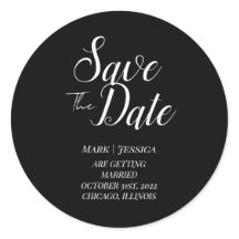 Elegante Save The Date Dankeskarten