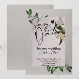 Elegante Save the Date Einladung