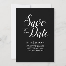 Elegante Save The Date Karte | Minimal Modern