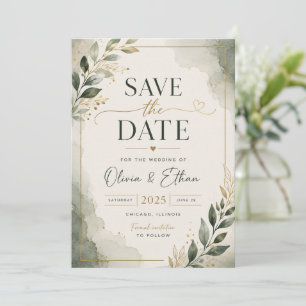 Elegante Save-the-Date-Karte Save The Date