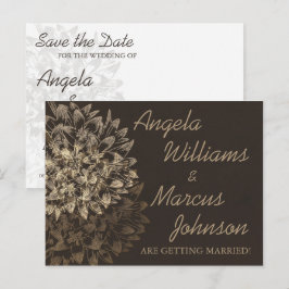 Elegante Save the Date Postkarte