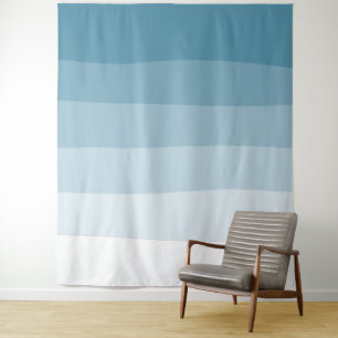 Elegante Schattierungen dusty Blue Backdrops Wandteppich