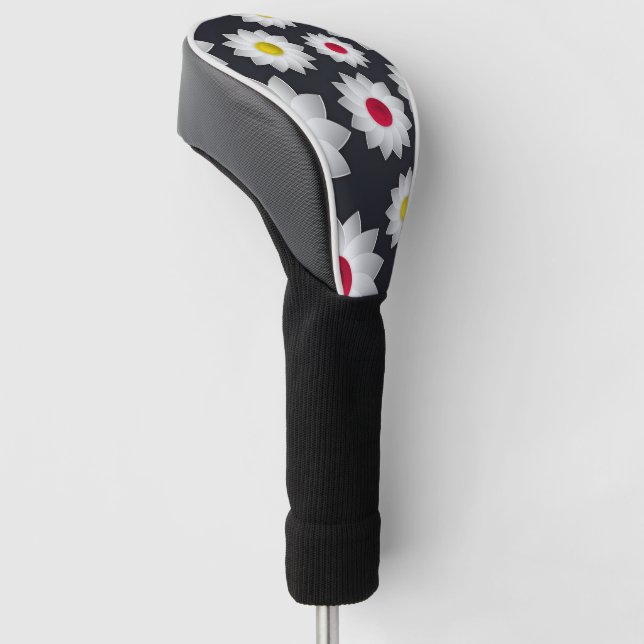 Elegante, schicke Blütenkirche Sonnenblume Blossom Golf Headcover (angewinkelt)